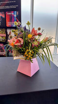 Flower Bouquet- Hand tied in Living Vase Box